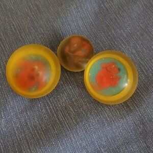 Spider Man + Clifford Red Dog Rubber Bouncing ball Vintage x 3